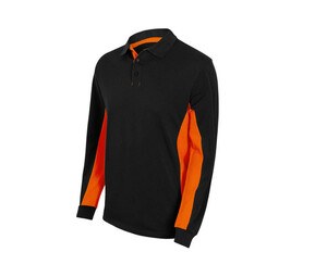 VELILLA V5514 - ZWEIFARBIGES POLO-SHIRT MIT LANGEM ÄRMELN