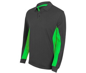 VELILLA V5514 - ZWEIFARBIGES POLO-SHIRT MIT LANGEM ÄRMELN