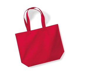 Westford mill WM265 - Maxi-Einkaufstasche aus Bio-Baumwolle Classic Red