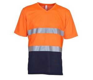 Yoko YK910 - Identifikations-Armband Hi Vis Orange/Navy