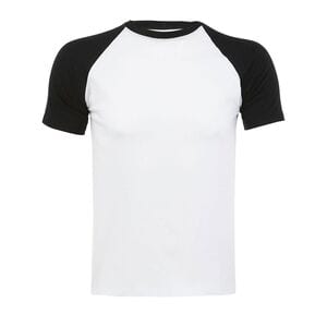 SOL'S 11190 - Herren Raglan T-Shirt Funky Weiß / Schwarz