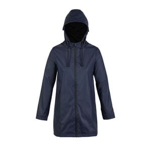 NEOBLU 03175 - Wasserdichte gewachste Jacke für Frauen Antoine Women Bleu léger