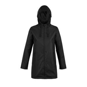 NEOBLU 03175 - Wasserdichte gewachste Jacke für Frauen Antoine Women Tiefschwarz
