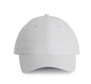 K-up KP118 - 6-Panel-Kappe mit perforierten Panels Weiß