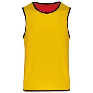 Proact PA046 - Beidseitig tragbares Rugby-Leibchen für Kinder Sporty Red / Sporty Yellow