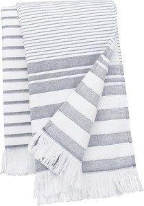 Kariban K132 - Gestreiftes Fouta-Tuch mit Fransen