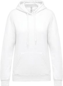 Kariban K473 - Damen Kapuzensweatshirt Weiß