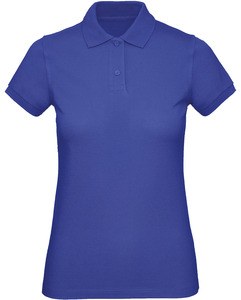 B&C CGPW440 - Ladies' organic polo shirt Cobalt Blau
