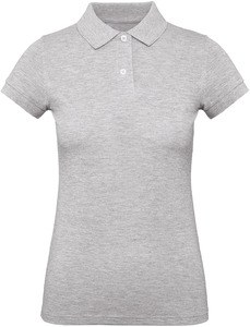 B&C CGPW440 - Ladies' organic polo shirt Heather Grey