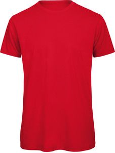 B&C CGTM042 - Organic Cotton Crew Neck T-shirt Inspire Rot