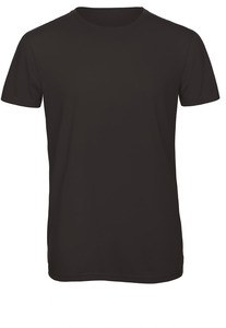 B&C CGTM055 - Men's TriBlend crew neck T-shirt Black