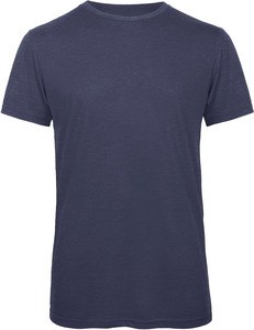 B&C CGTM055 - Men's TriBlend crew neck T-shirt Heather Navy