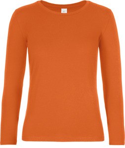 B&C CGTW08T - Damen-Langarmshirt #E190 Urban Orange