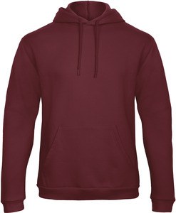 B&C CGWUI24 - ID.203 Hooded sweatshirt Burgundy