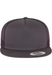 FLEXFIT FL6006 - Classic Trucker Kappe Holzkohle