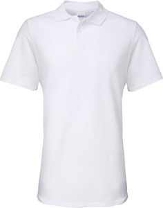 Gildan GI64800 - Doppelpiqué-Poloshirt Softstyle für Herren Weiß