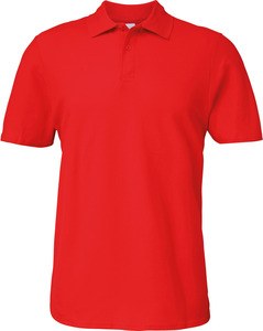 Gildan GI64800 - Doppelpiqué-Poloshirt Softstyle für Herren Rot