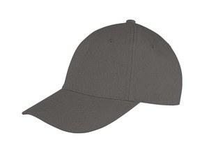 Result RC081X - Memphis Brushed Cotton Low Profile Cap Charcoal Grey