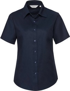 Russell Collection RU933F - Ladies` Oxford Bluse Bright Navy