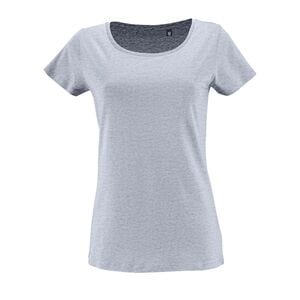 SOL'S 02077 - Damen Rundhals T Shirt Milo  Heather sky