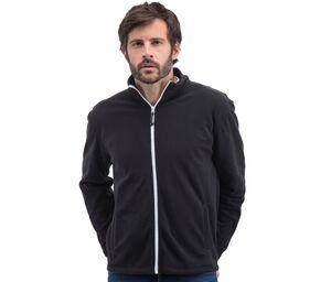 Black & Match BM700 - Herren Fleecejacke mit Reißverschluss