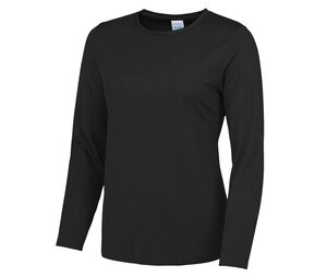 Just Cool JC012 - Atmungsaktives Langarm-T-Shirt für Damen von Neoteric ™ Jet Black