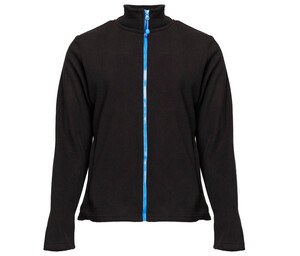 BLACK & MATCH BM701 - Frauenfleece -Jacke für Frauen mit Reißverschluss Black / Royal