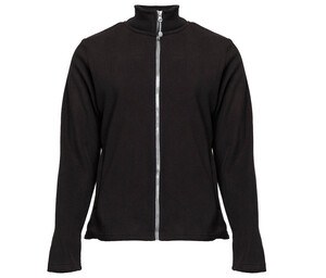 BLACK & MATCH BM701 - Frauenfleece -Jacke für Frauen mit Reißverschluss Black / Silver