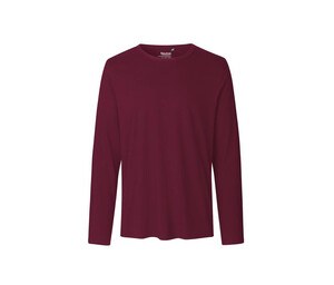 Neutral O61050 - Langarm T-Shirt Mann Bordeaux