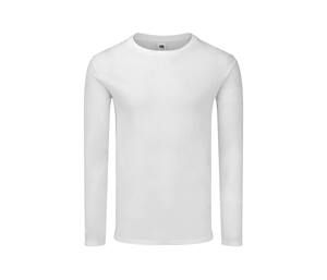 Fruit of the Loom SC153 - Langarm T-Shirt Weiß