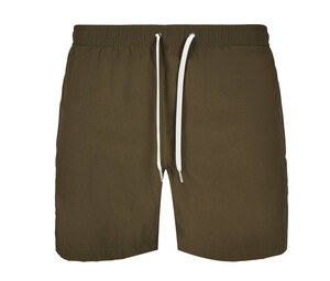 Build Your Brand BY050 - Badeshorts Olive