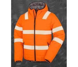 Result RS500X - Hochvissibilitätsjacke in recyceltem Polyester Fluorescent Orange