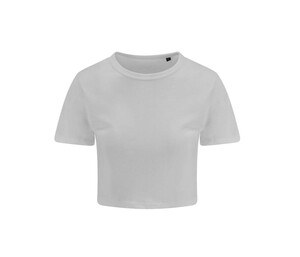 JUST T'S JT006 - Frauen kurzes Triblend T-Shirt Solid White