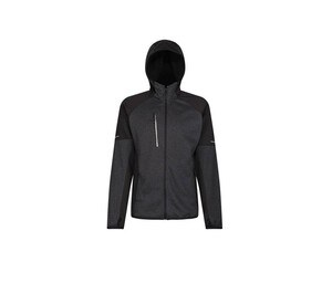 Regatta RGF620 - Bi-Material Fleecejacke für Herren Grey Marl/Black