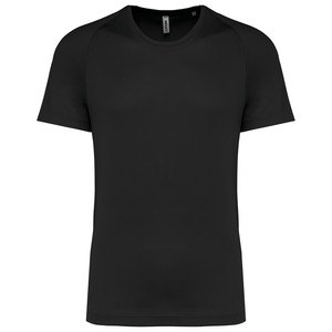 Proact PA4012 - Herren-Sportshirt aus Recyclingmaterial mit Rundhalsausschnitt Black