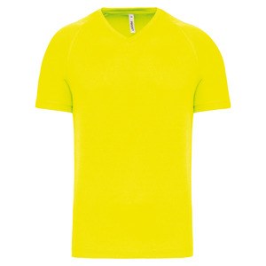 PROACT PA476 - Herren Kurzarm-Sportshirt mit V-Ausschnitt