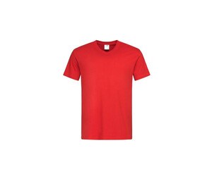 Stedman ST2300 - Herren-V-Ausschnitt-T-Shirt Scarlet Red