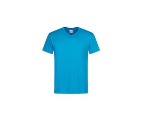 Stedman ST2300 - Herren-V-Ausschnitt-T-Shirt Ocean Blue