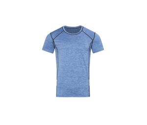 Stedman ST8840 - Recycelter Sport-T-Shirt reflektiert Männer Blue Heather