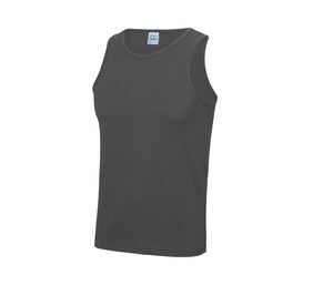 Just Cool JC007 - Tanktop für Herren Holzkohle