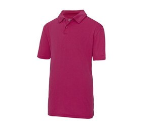 Just Cool JC040J - Atmungsaktives Polo -Hemd für Kinder Hot Pink