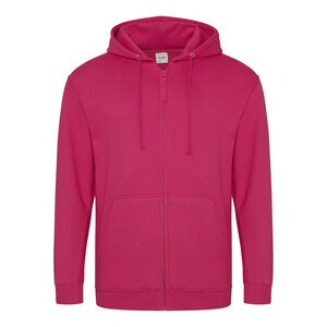 AWDIS JH050 - Sweatshirt mit Reißverschluss Hot Pink