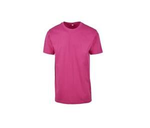 Build Your Brand BY004 - Rundhals-T-Shirt Hibiskus Pink