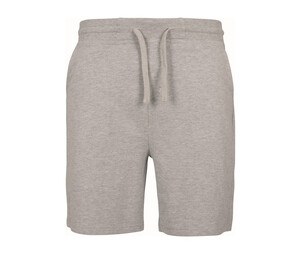 Build Your Brand BY080 - Leichte Sweatshorts Heather Grey