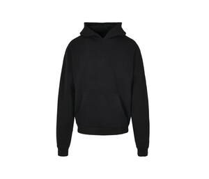 BUILD YOUR BRAND BY162 - ULTRA HEAVY COTTON BOX HOODY Black