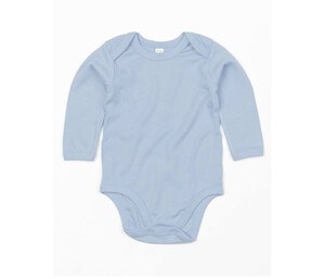 BABYBUGZ BZ030 - BABY LONG SLEEVE BODYSUIT Dusty Blue