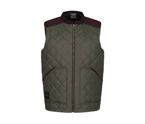 REGATTA RGA876 - MORETON QUILTED GILET Dark Khaki