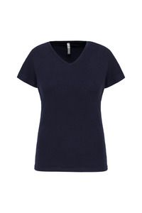 Kariban K3015 - Kurzarm-Damen-T-Shirt mit V-Ausschnitt