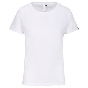 Kariban K3041 - Damen Bio-T-Shirt "Origine France Garantie" Weiß