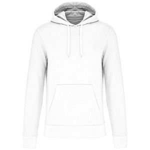 Kariban K4027 - Men's eco-friendly hooded sweatshirt Weiß